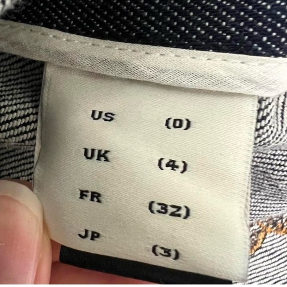 Adam Lippes Denim Embroidered
Hem Sheath Dress - Picture 6 of 9